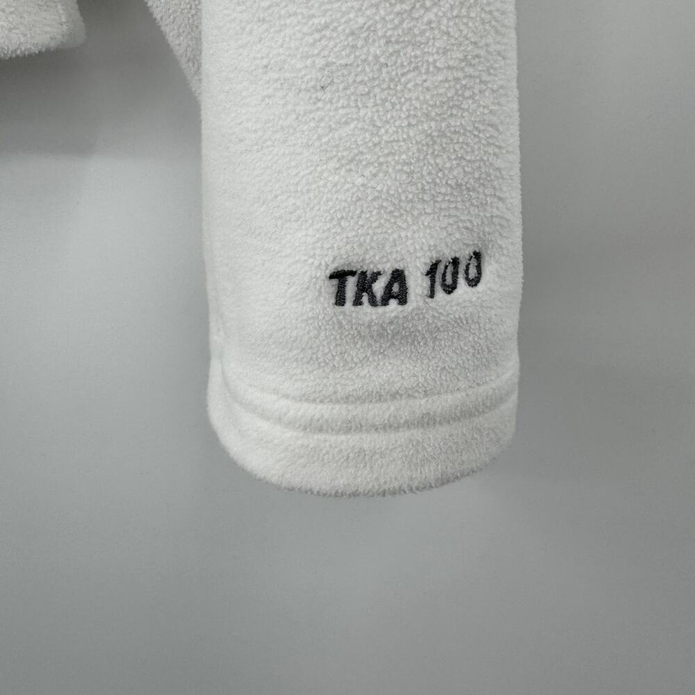 The North Face TKA 100 jacket women's XS pullover fleece 1/4 zip mock neck white - Picture 5 of 8
